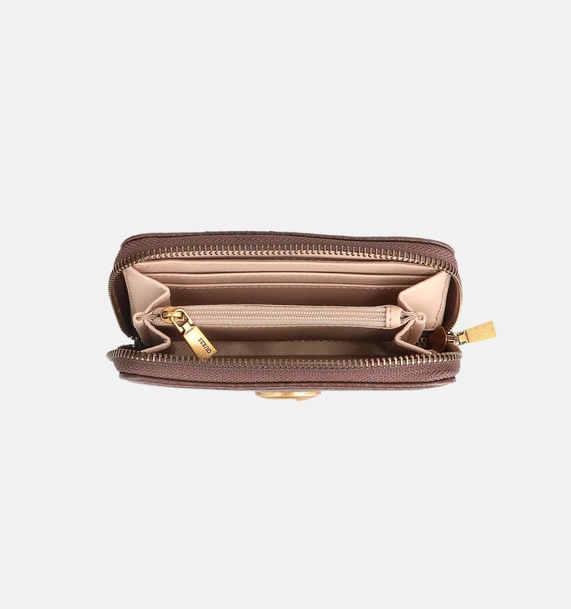Guess Espresso Bruine Ritsportemonnee voor dames (381228)