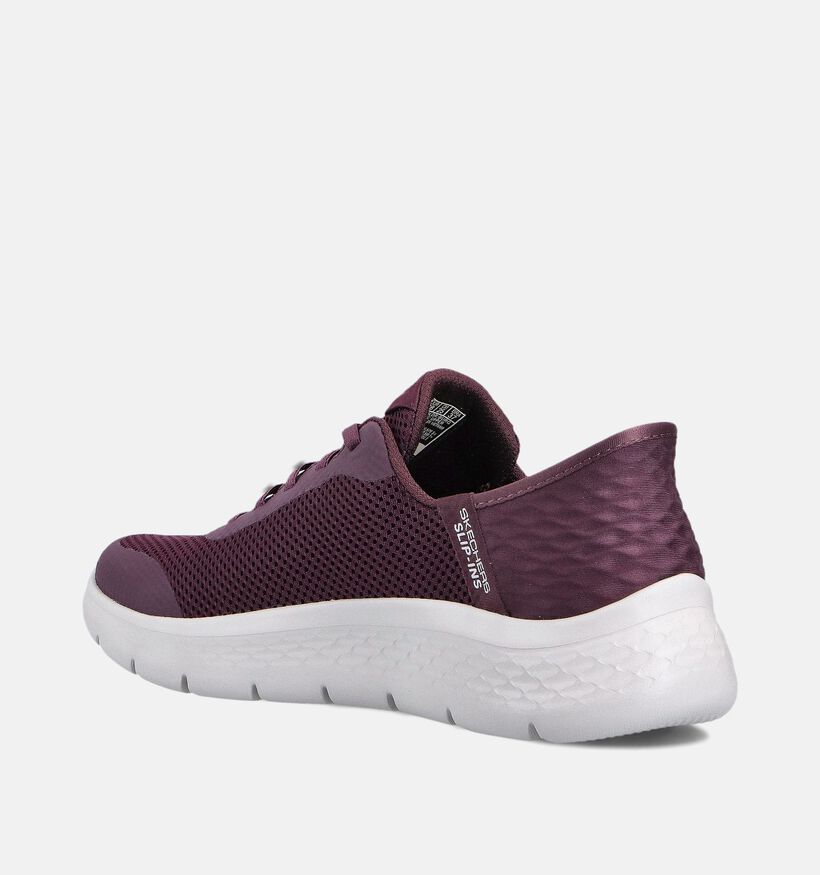 Skechers GO WALK FLEX ENTRY Baskets en basses en Bordeaux pour femmes (360903)