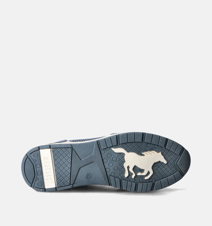 Mustang Blauwe Veterschoenen voor heren (353487)
