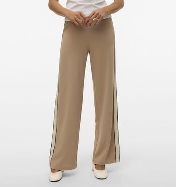 Vero Moda Broeken Beige/Blauw