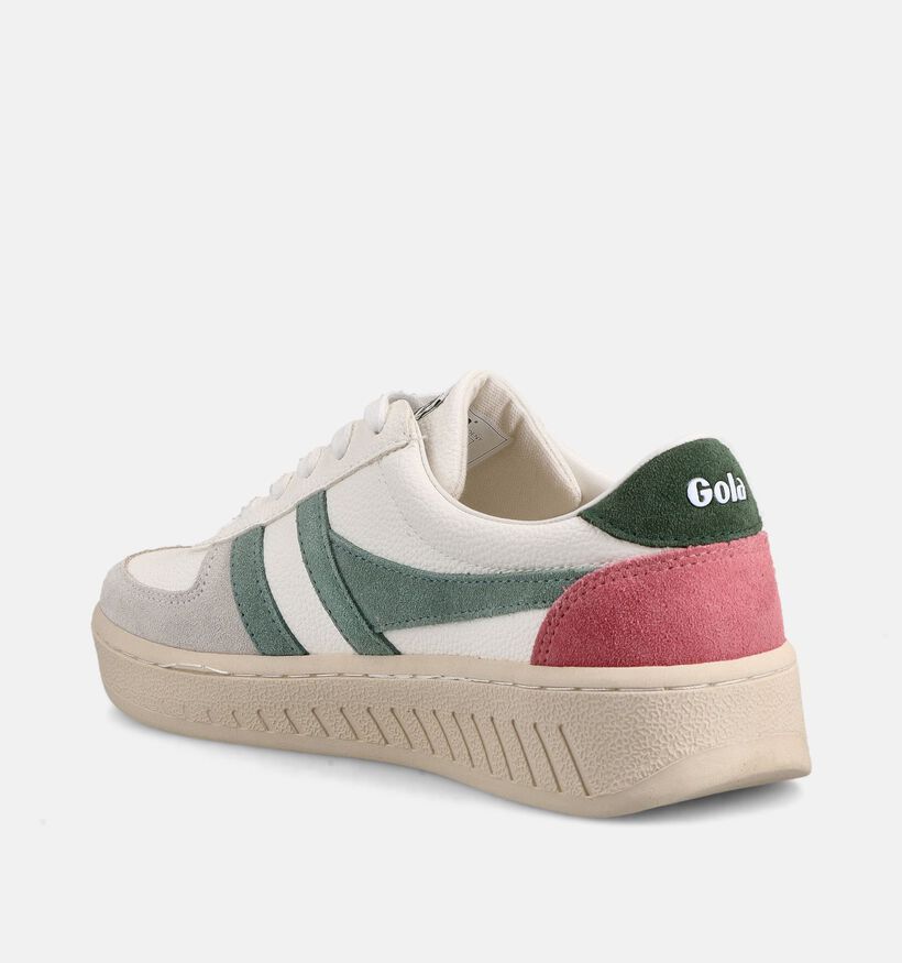 Gola Grandslam Trident Witte Sneakers voor dames (368473) - geschikt voor steunzolen