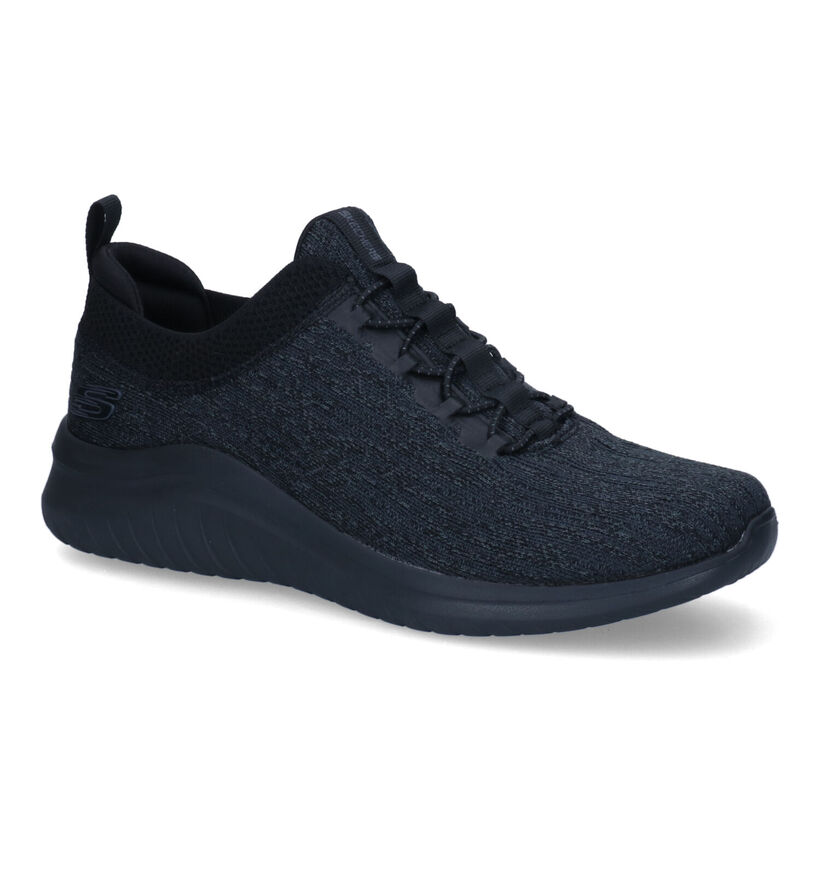 Skechers Ultra Flex 2.0 Cryptic Baskets en Noir en textile (305984)