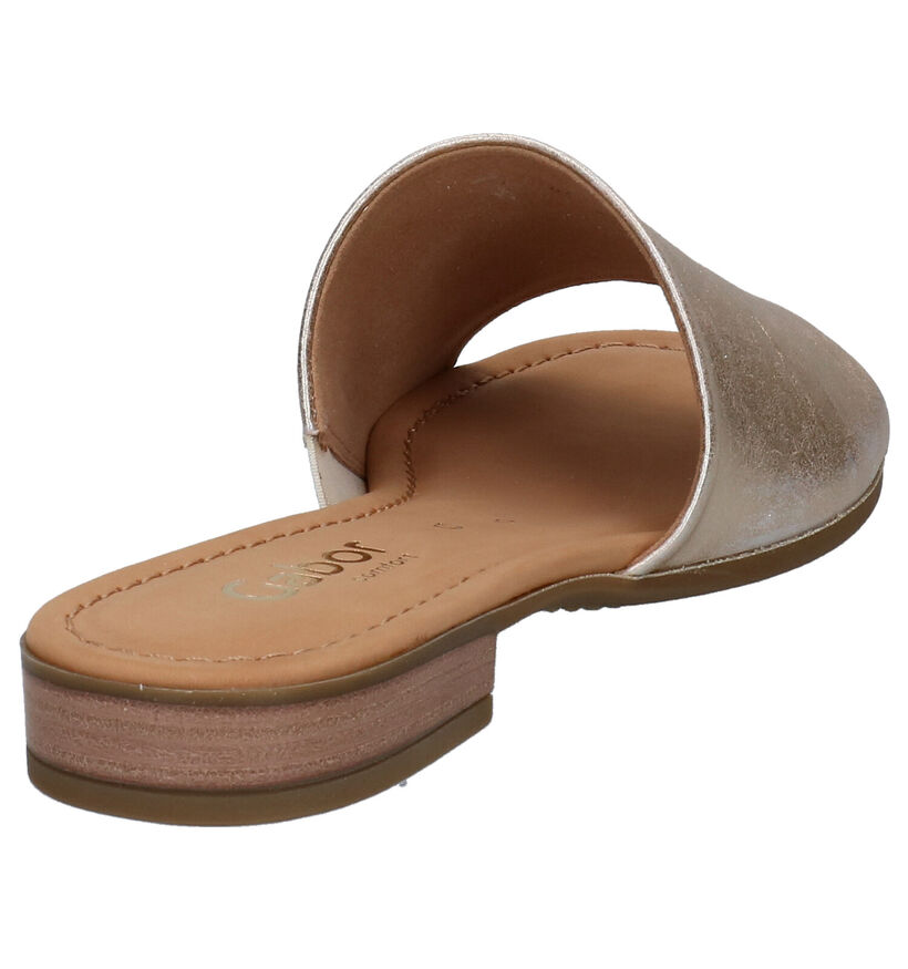 Gabor Gouden Muiltjes in leer (287782)