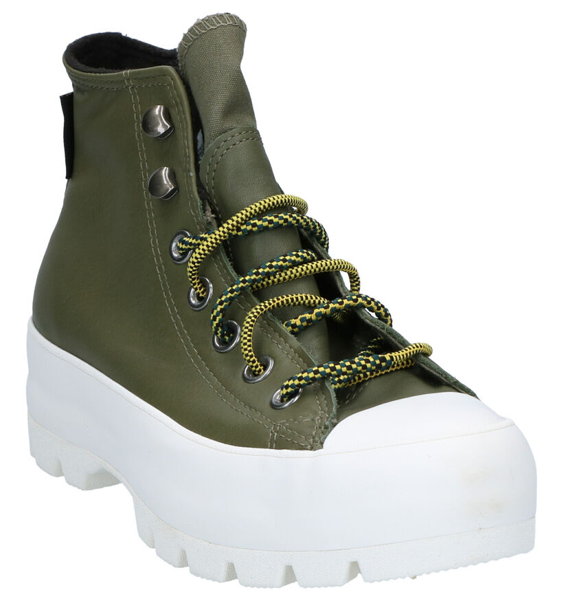 Converse Chuck Taylor AS Lugged Winter Zwarte Sneakers in leer (262409)