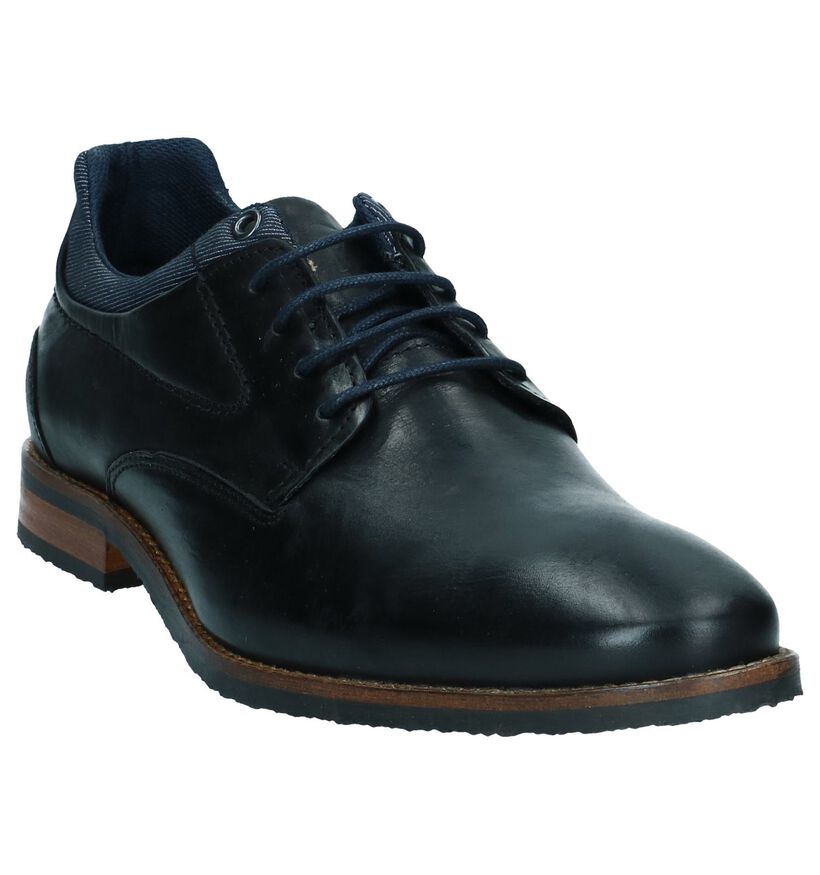 Bullboxer Cognac Geklede Veterschoenen in leer (268603)