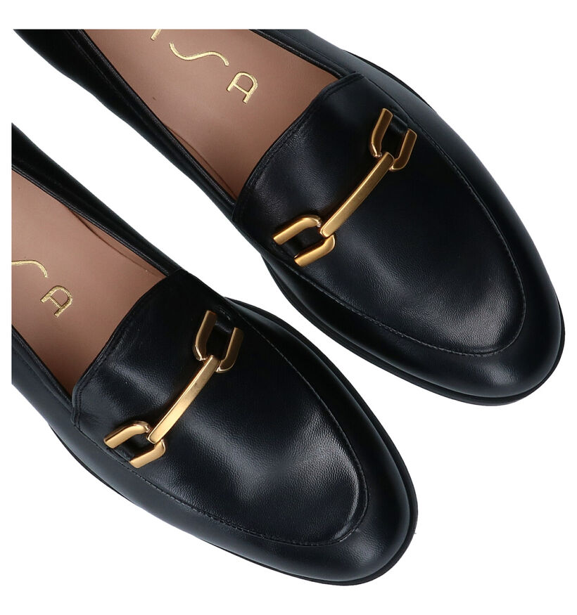 Unisa Daimiel Bruine Loafers in leer (283297)