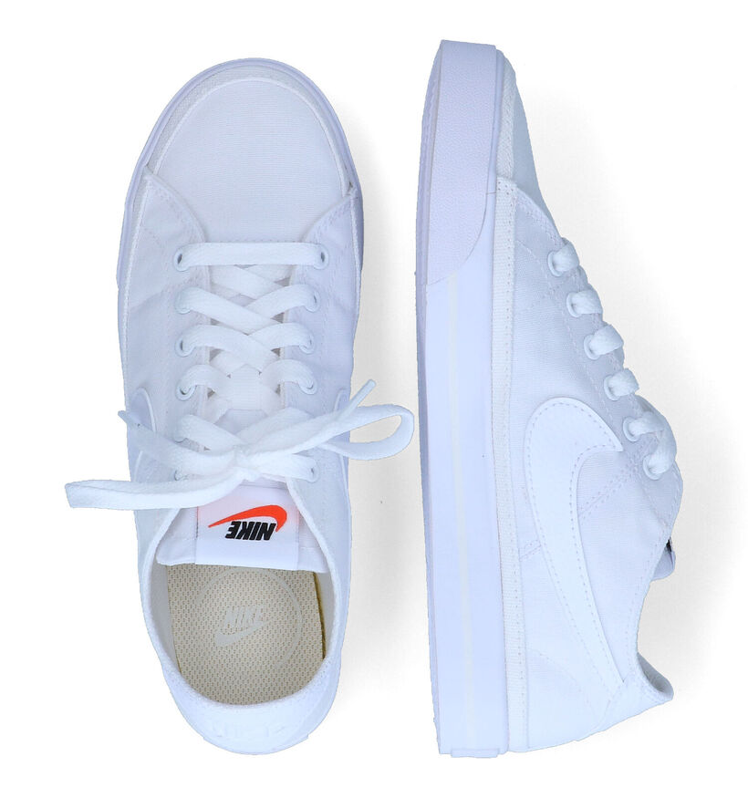 Nike Court Legacy Canvas Witte Sneakers voor dames (309020) - geschikt voor steunzolen