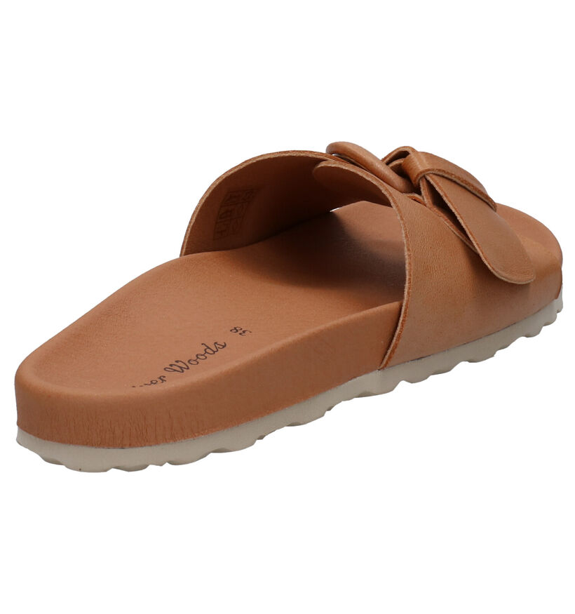 River Woods Nu-pieds en Cognac en cuir (271179)