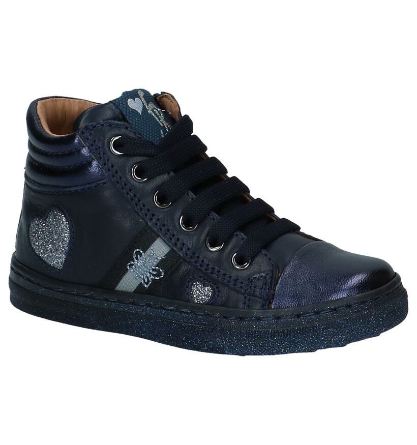 FR by Romagnoli Chaussures hautes en Bleu foncé en cuir (223434)