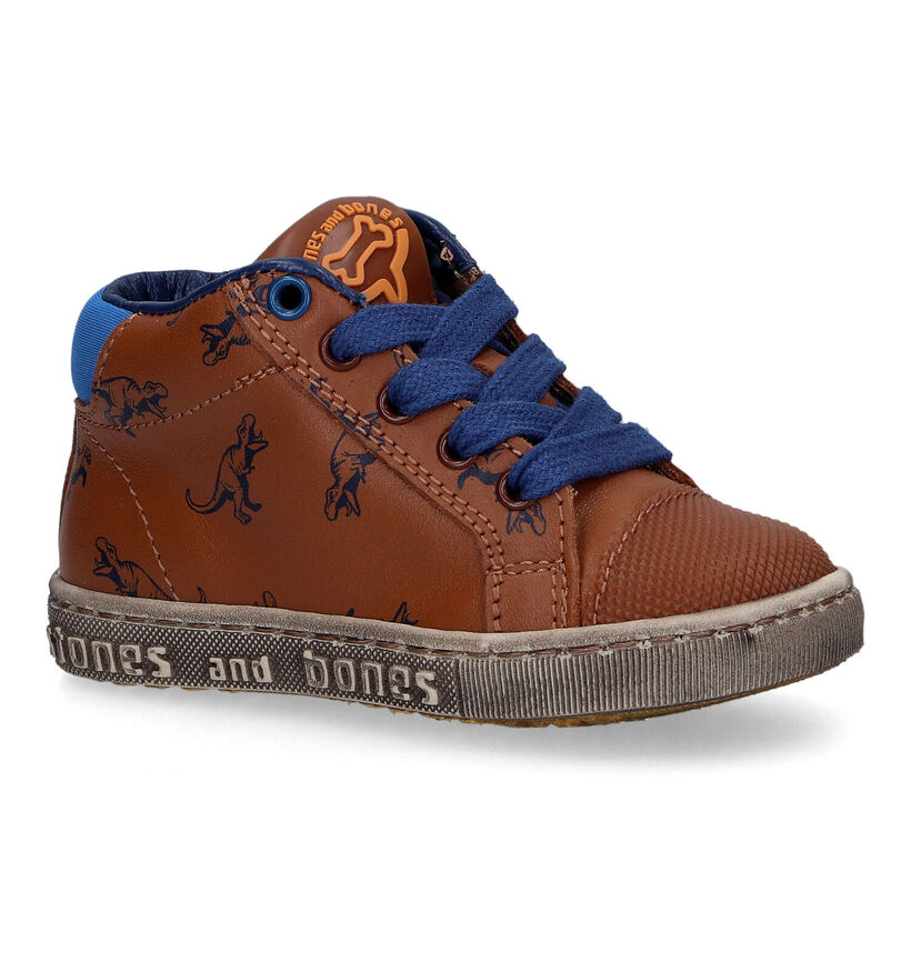 STONES and BONES Misc Cognac Hoge Schoenen voor jongens (313829) - geschikt voor steunzolen