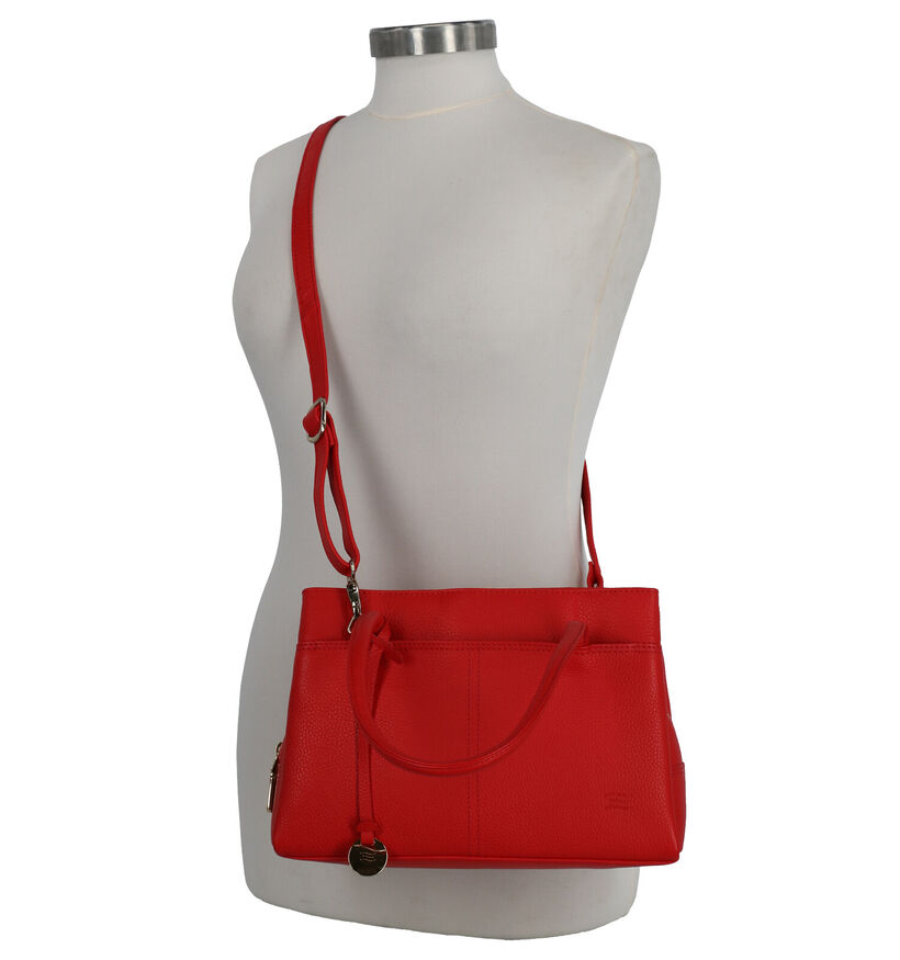 Crinkles Lila Handtas in leer (295303)