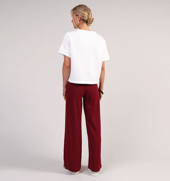 Vila T-shirts Wit/Blauw