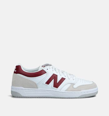 New Balance 480 Low Baskets White/WHITE/White/Navy/Navy/Sea Salt/Khaki Green/White/Castlerock