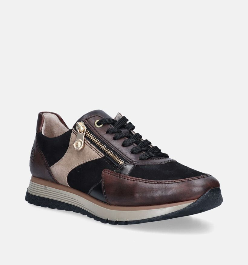 Rieker Bruine Sneakers voor dames (347458) - geschikt voor steunzolen