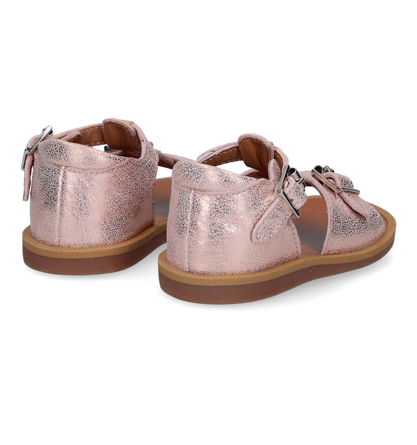 Pom d'Api Poppy Buckle Sandales en Marron pour filles (288607)