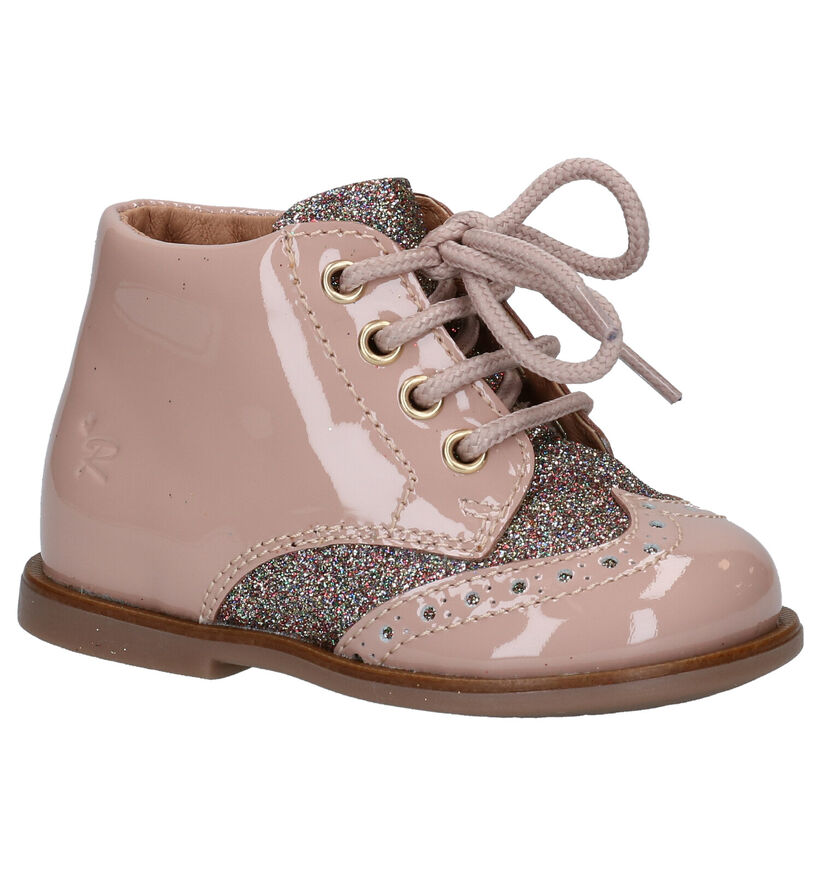 Romagnoli Chaussures pour bébé en Rose en cuir (281512)