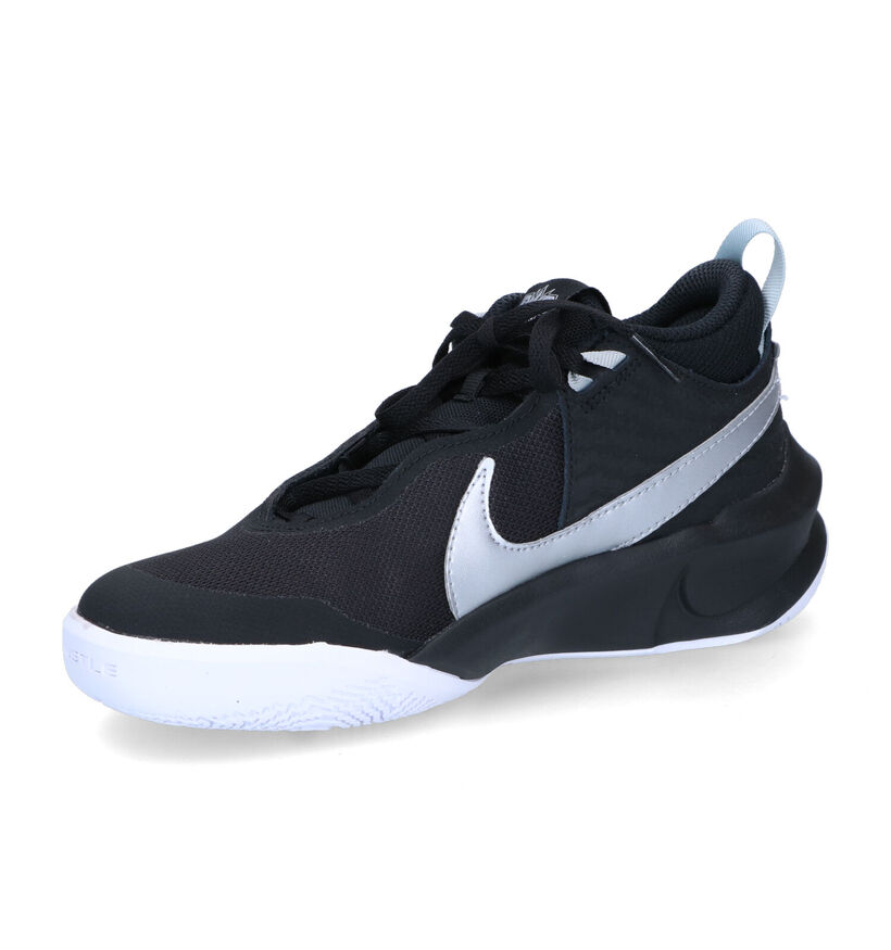 Nike Team Hustle Baskets en Noir pour filles, garçons (309146)