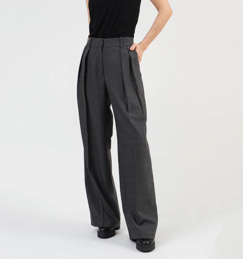 Vero Moda Emili Grijze Wijde broek L32 voor dames (354085)