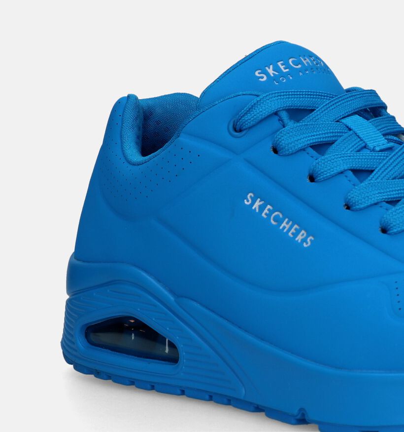 Skechers Uno Stand On Air Blauwe Sneakers voor heren (326193) - geschikt voor steunzolen