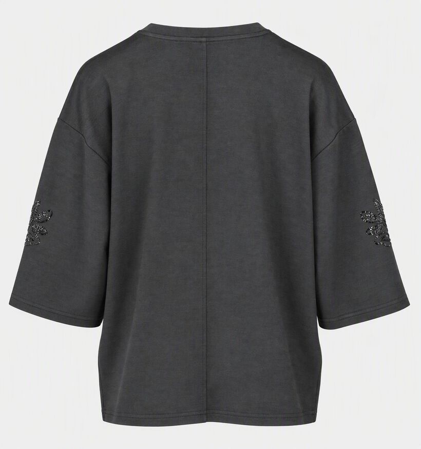 Vero Moda Curve Nia Sequins Zwarte Sweater voor dames (382210)