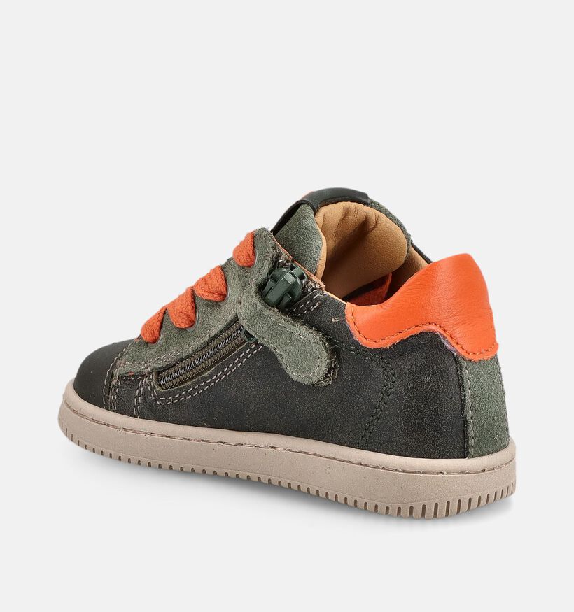 STONES and BONES Nepo Boots &agrave; lacets en Cognac pour gar&ccedil;ons (378206) - pour semelles orthop&eacute;diques