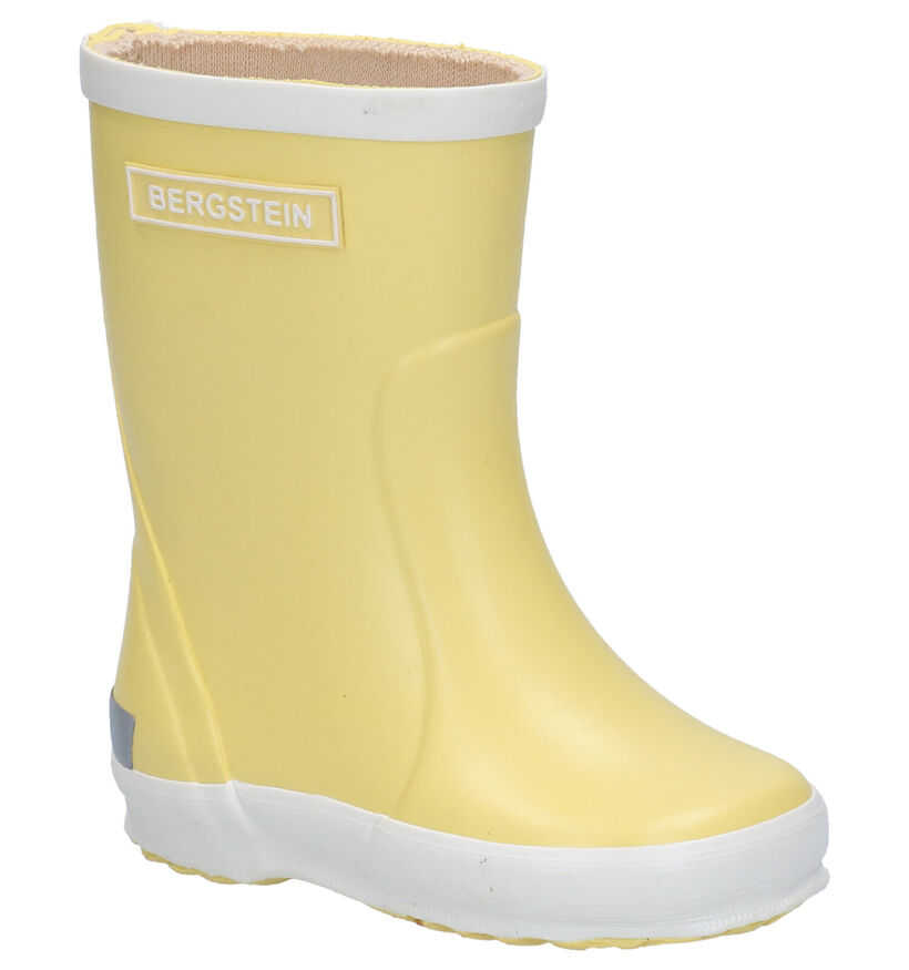 Bergstein Bottes de pluie en Jaune pour filles, garçons (280577) - pour semelles orthopédiques