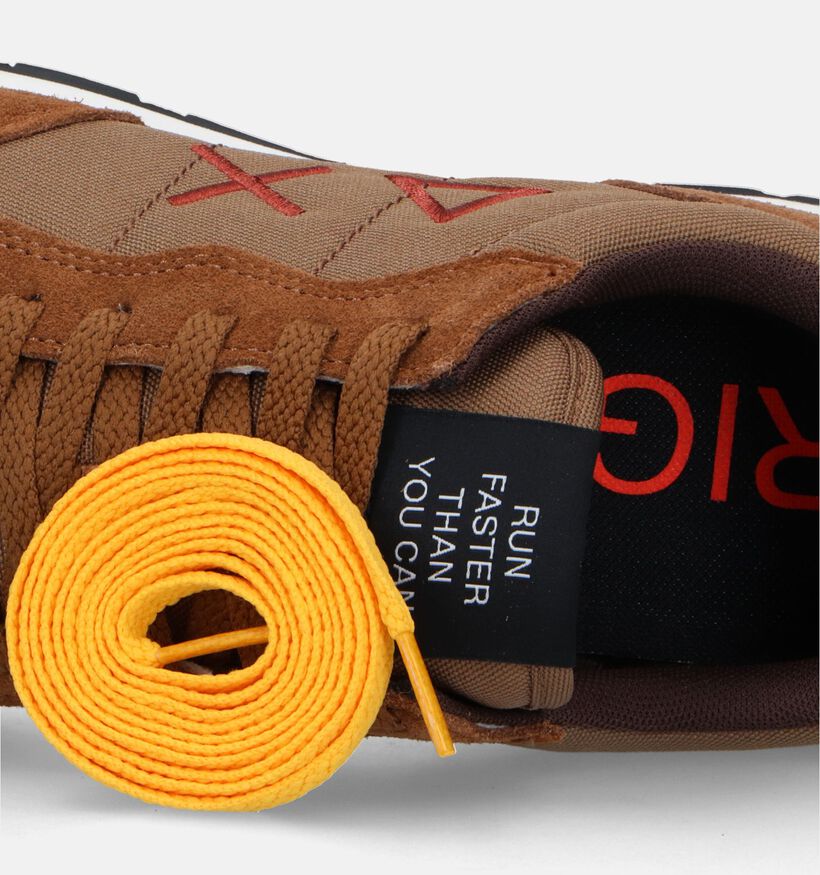 Sun 68 Tom Solid Cognac Sneakers voor heren (345739) - geschikt voor steunzolen
