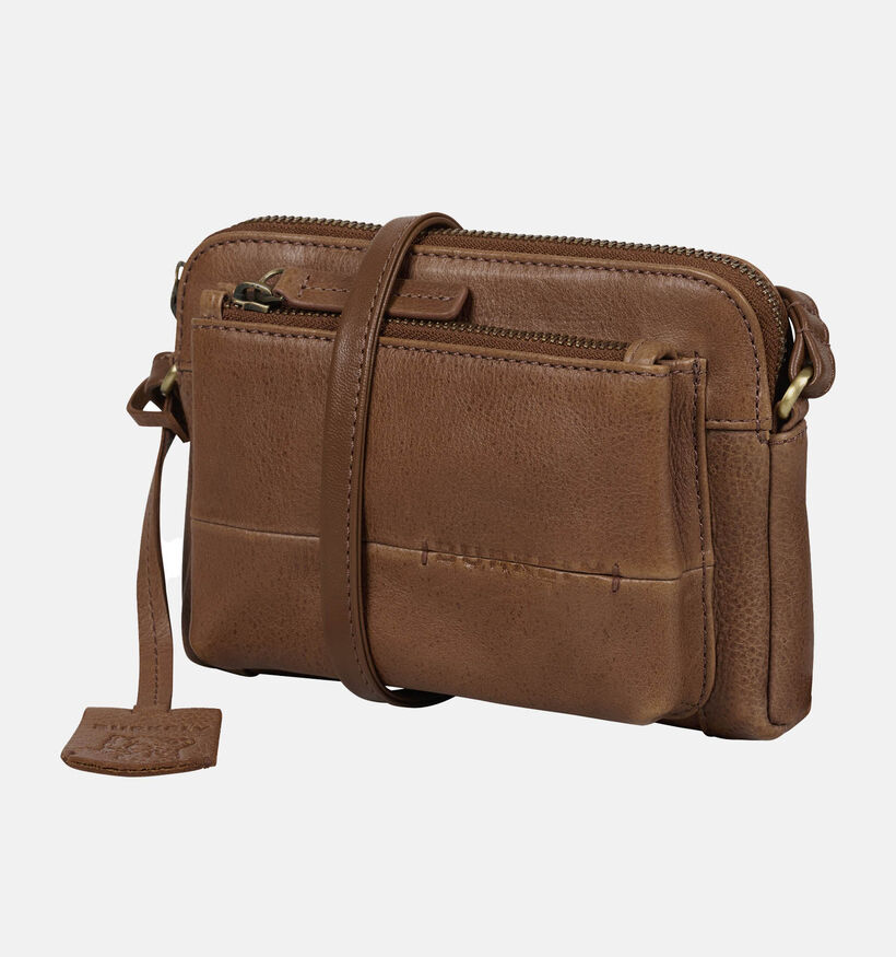 Burkely Norah Sac porté croisé en Cognac pour femmes (347960)