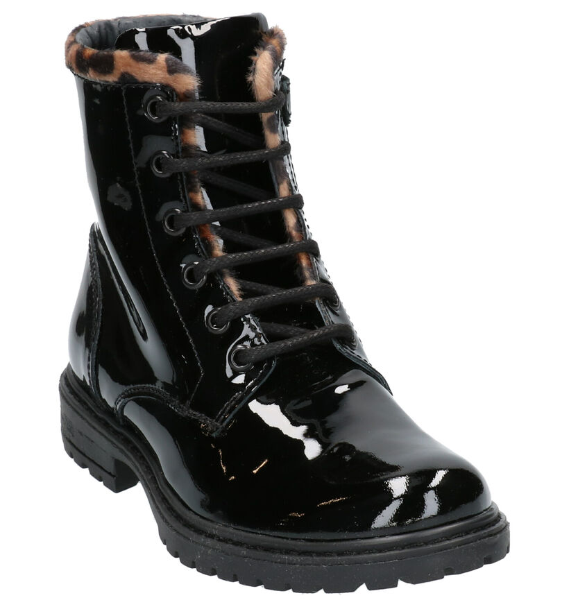Milo & Mila Chaussures hautes en Noir en cuir (254939)