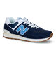 New Balance U 574 Baskets en Bleu pour hommes (319207) - pour semelles orthopédiques