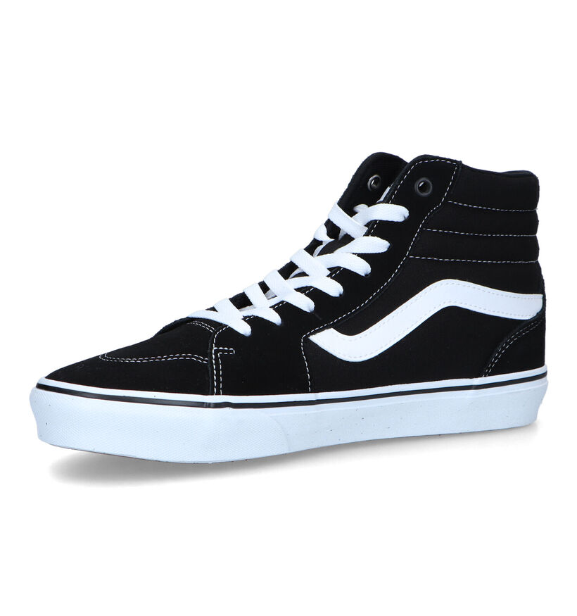 Vans Filmore Hi Baskets de skate en Bleu pour hommes (337030)