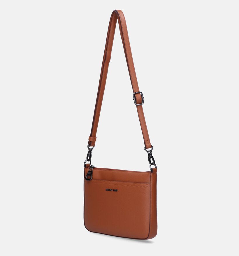 Laurent David Nos 006 Sac porté croisé en Cognac pour femmes (337079)