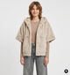 Laurent David Lichtbeige Fluffy Vest voor dames (382022)