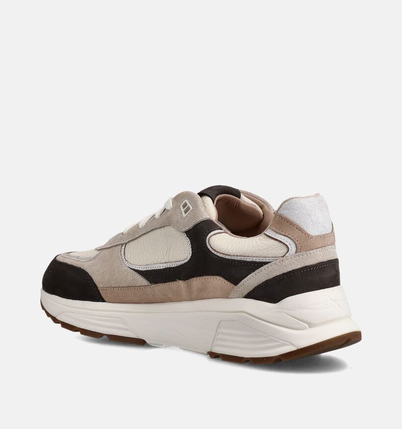 Xsensible Manhattan Lichtbeige Sneakers voor heren (373619) - geschikt voor steunzolen