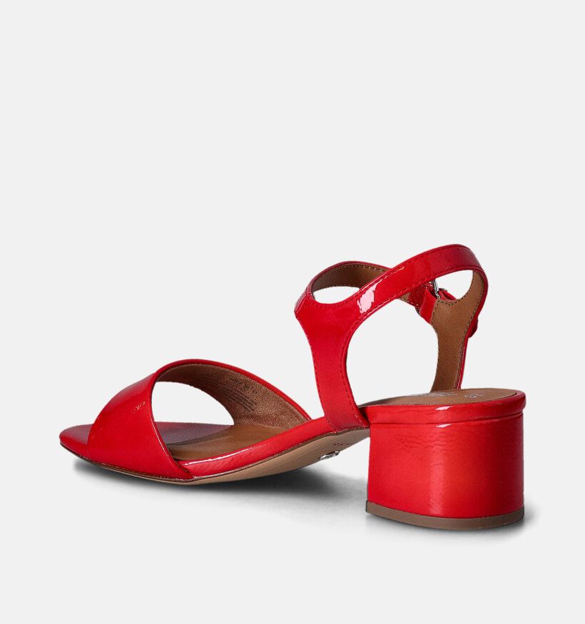 Tamaris Rode Sandalen met blokhak voor dames (354377)