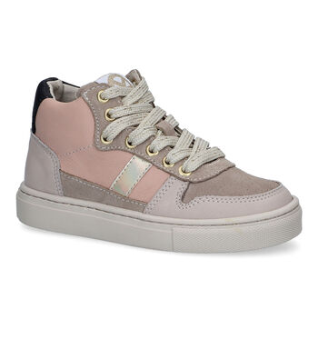 Hoge schoenen taupe