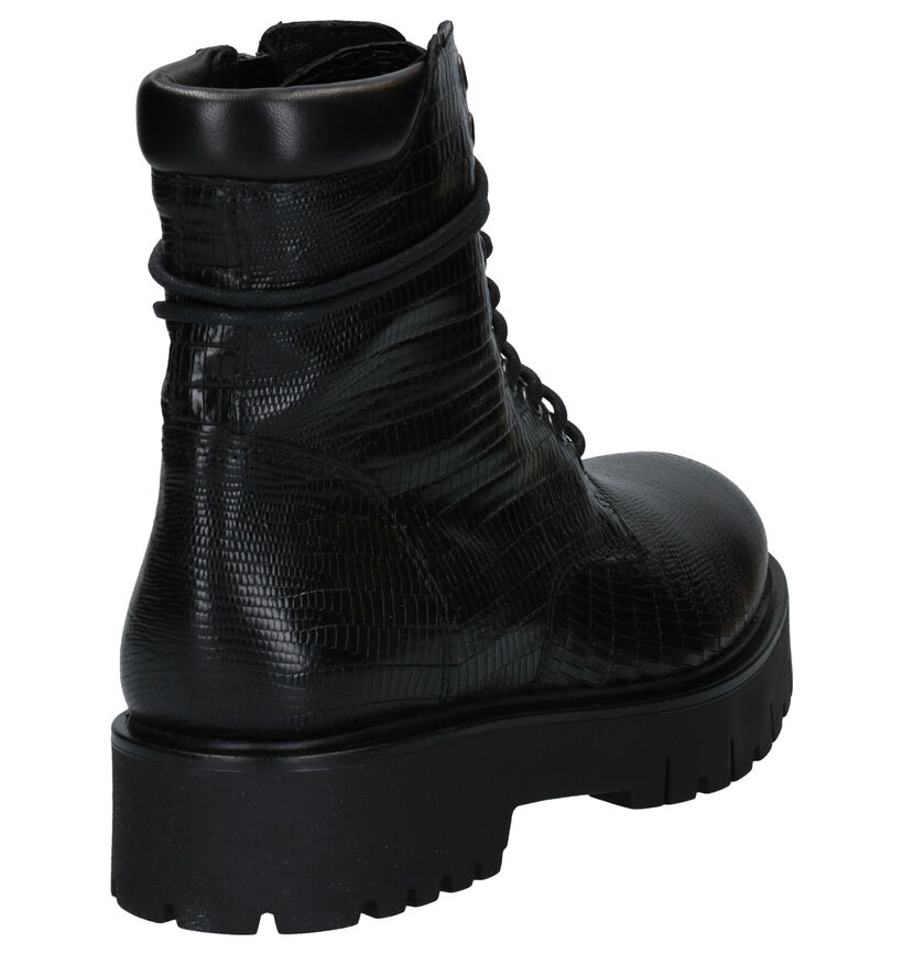 Sweet Lemon Doris Bottines en Noir en cuir (288502)