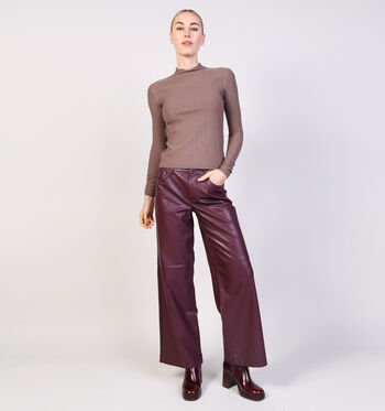 The Korner T-shirts Taupe/Rood