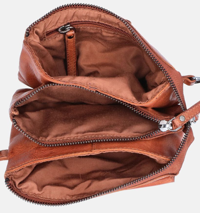 Bear Design Cognac Crossbody tas voor dames (358923)