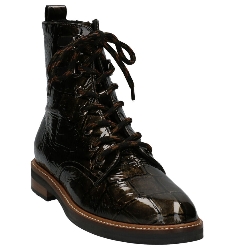 Maripé Zwarte Boots in lak (259306)