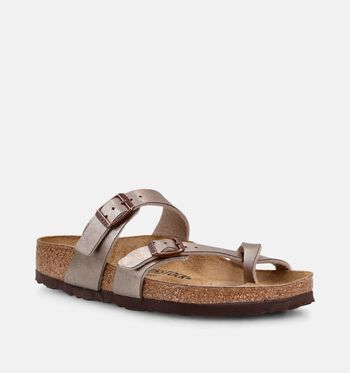 Birkenstock Mayari Nu-pieds Black/White/Sandcastle/Graceful Taupe/Copper