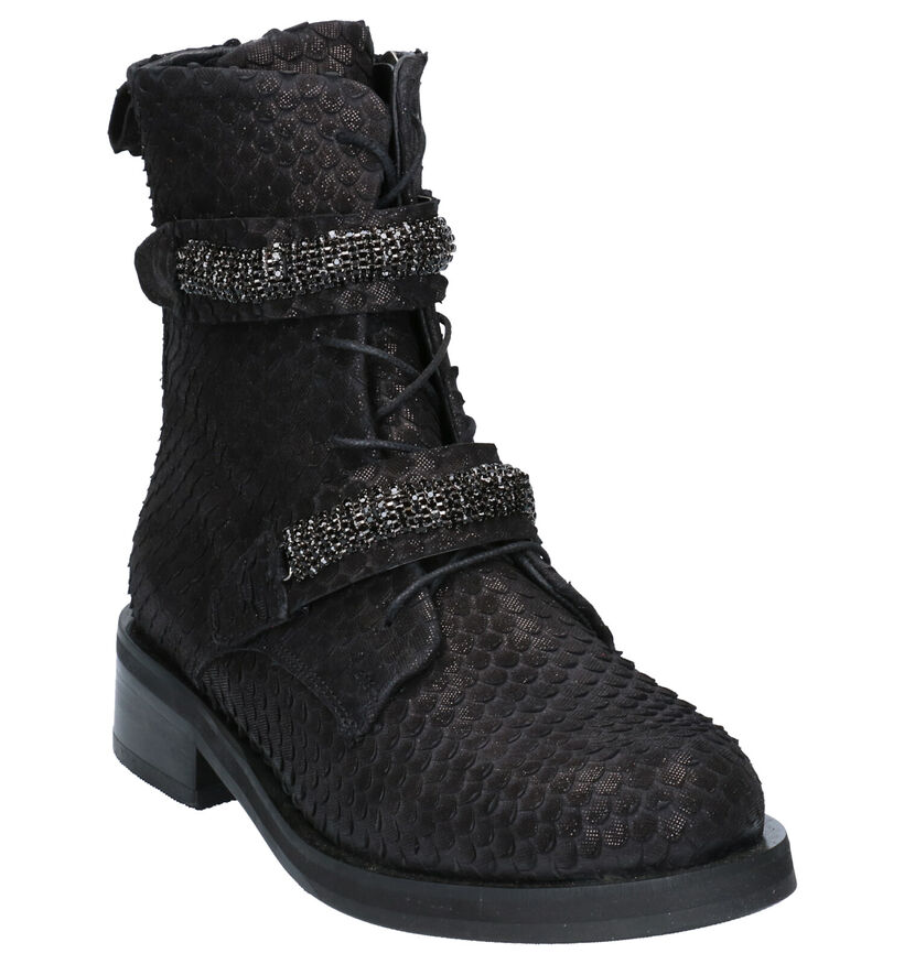 Baboos Zwarte Boots in nubuck (263598)