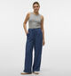 Vero Moda Melaney Blauwe Wijde broek voor dames (352208)