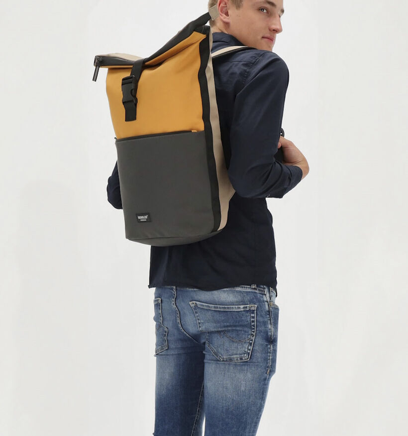 Beagles Kaki Rugzak met laptopvak voor dames, heren (350608)
