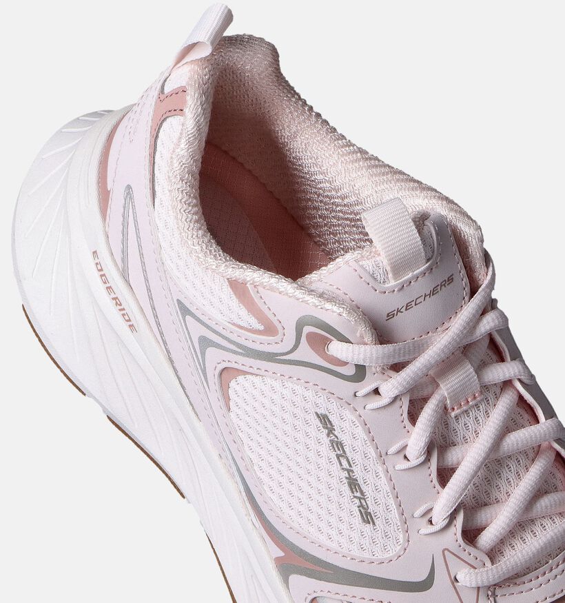 Skechers Edgeride Silver Eclipse Roze Sneakers voor dames (351904)