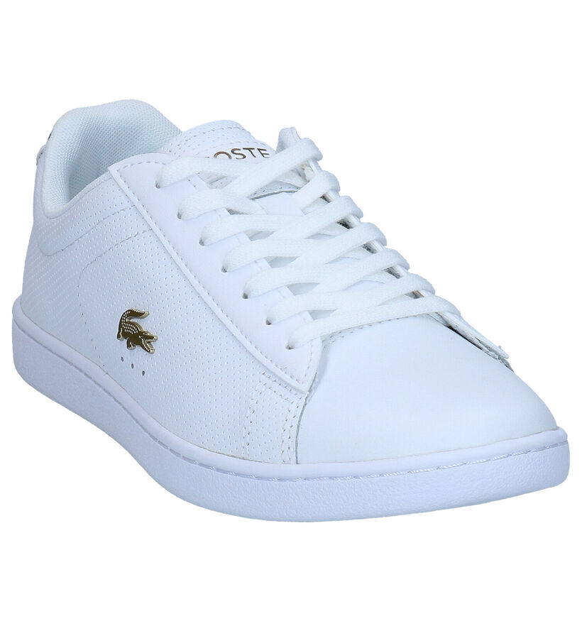 Lacoste Carnaby Evo Baskets en Blanc en cuir (277669)