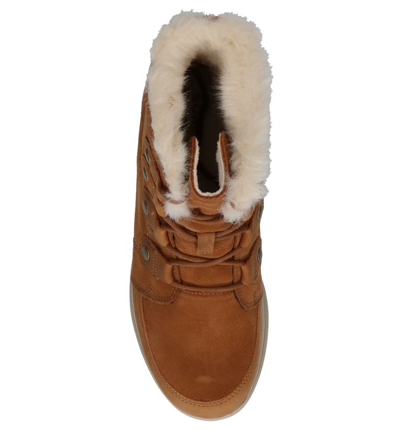 Sorel Bottes de neige en Cognac en daim (231101)