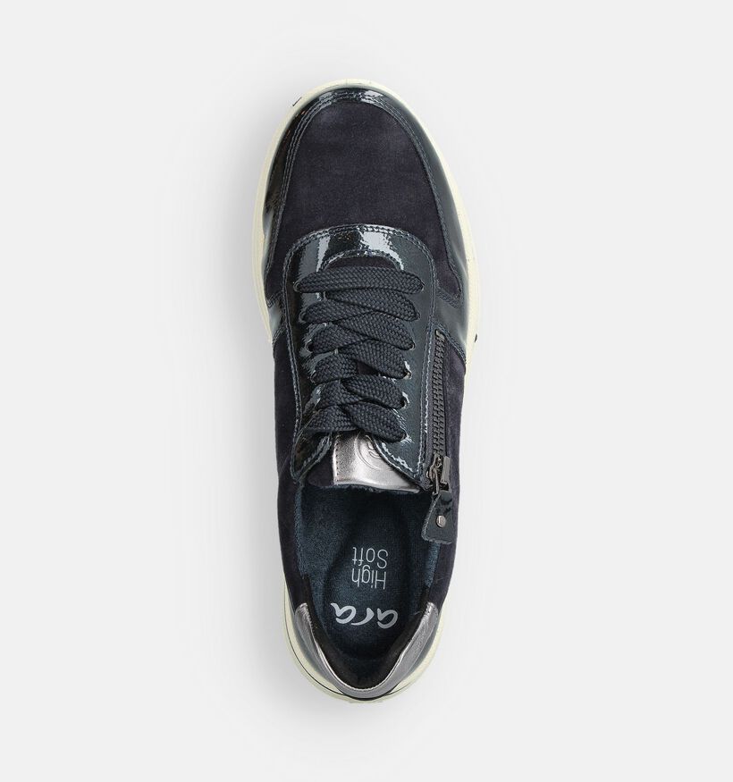 Ara Sapporo 3.0 Blauwe Sneakers voor dames (362477) - geschikt voor steunzolen