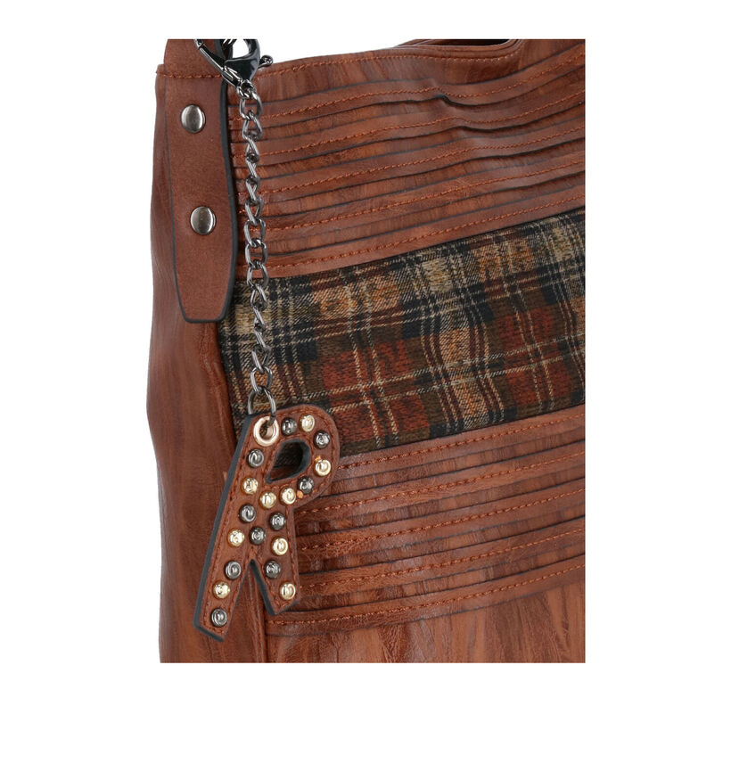 Rieker Cognac Schoudertas in kunstleer (300249)