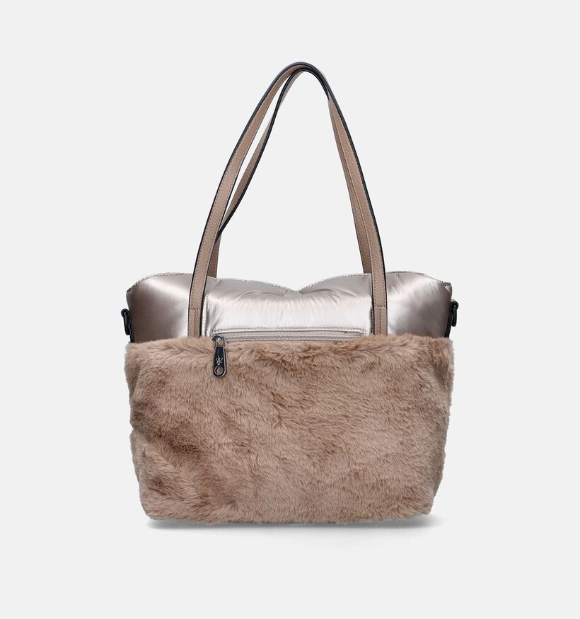 Pepe Moll Tecno Beige Shopper met rits voor dames (349672)